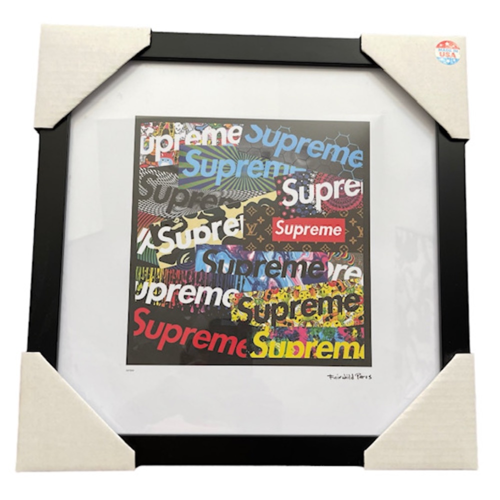 Fairchild Paris Supreme Box Logo Wall Art NEW WITH TAGS